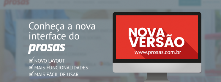O Prosas está de cara nova!
