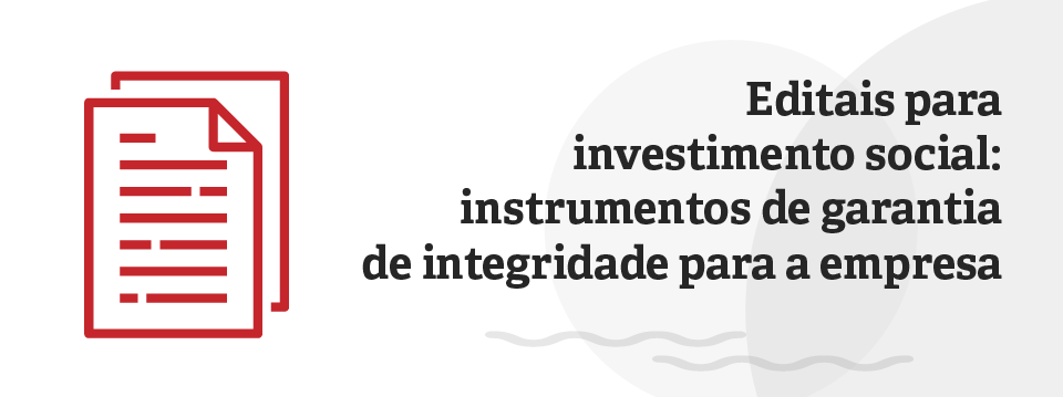 editais para investimento social
